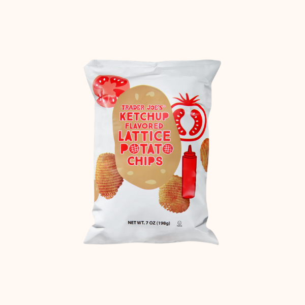 Trader Joe's Ketchup Flavored Lattice Potato Chips — buy online at Cali Snax Co.