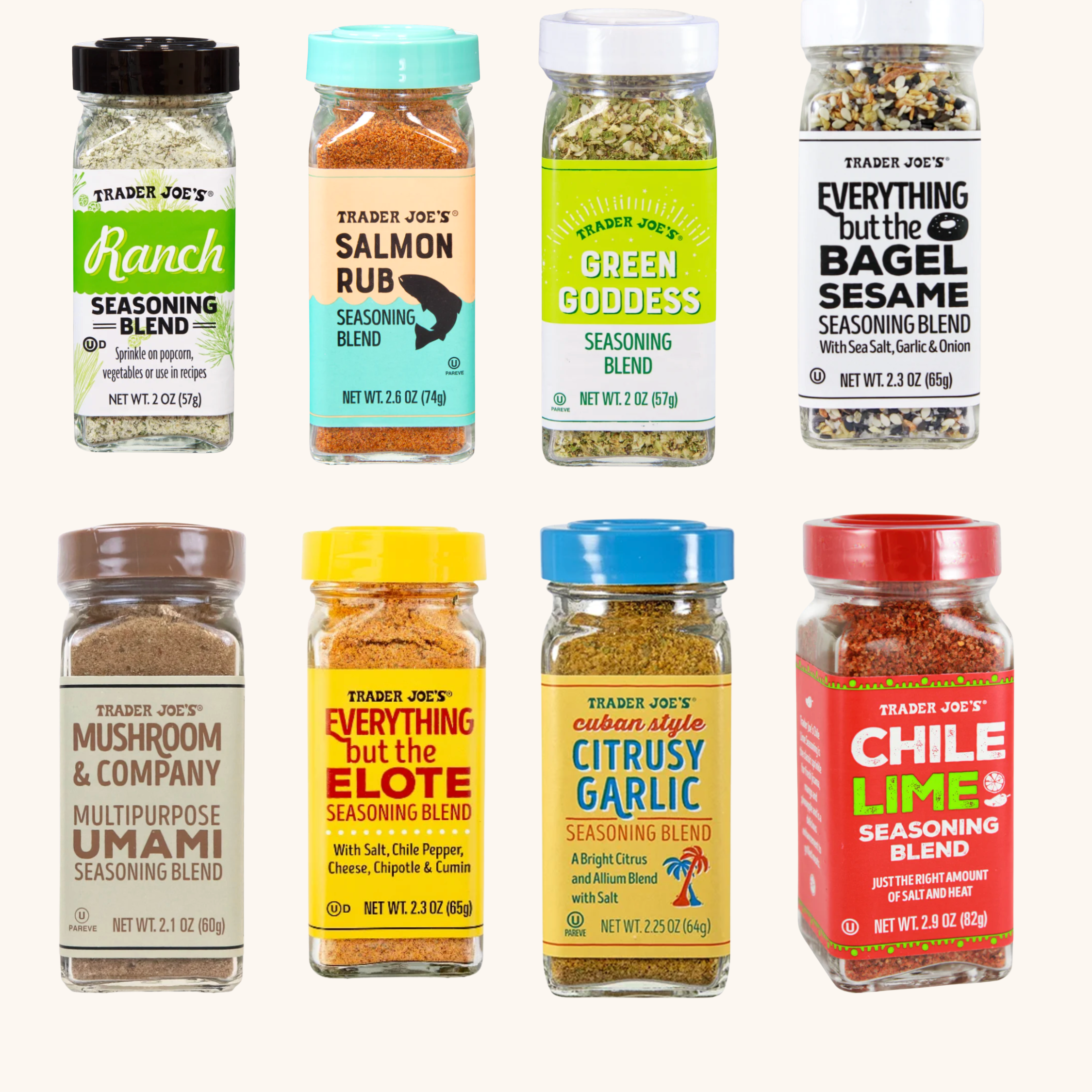 Trader Joe's Spice Set Description — buy online at Cali Snax Co.