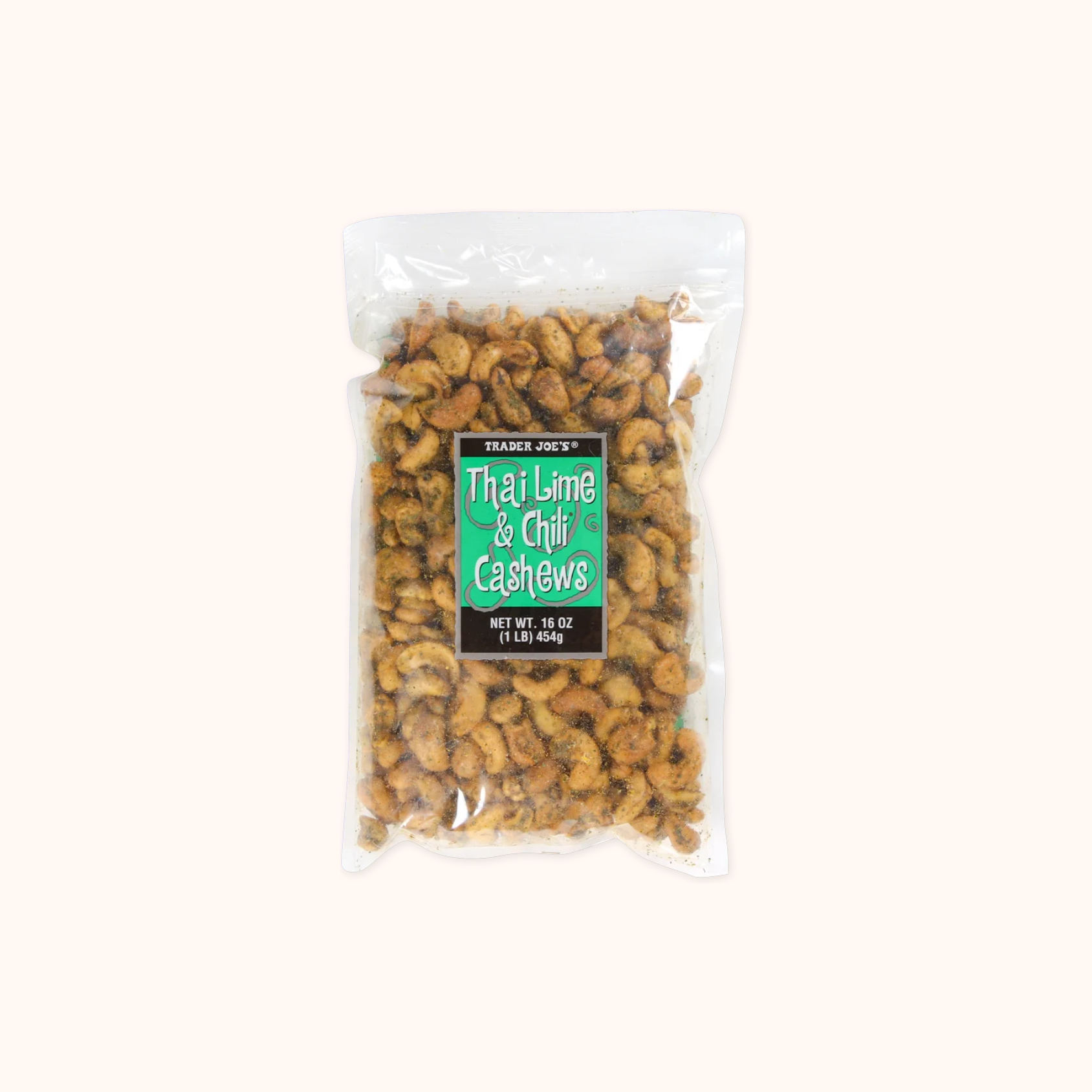 Trader Joe's Thai Lime & Chili Cashews — buy online at Cali Snax Co.