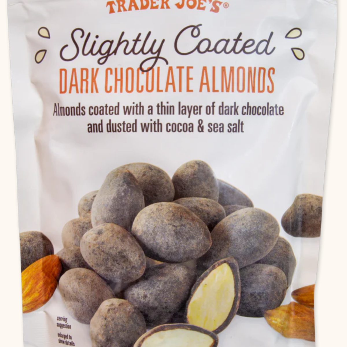 Slightly Coated Dark Chocolate Almonds