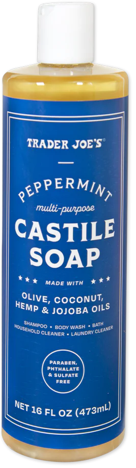 Trader Joe's Peppermint Multi-Purpose Castile Soap — buy online at Cali Snax Co.